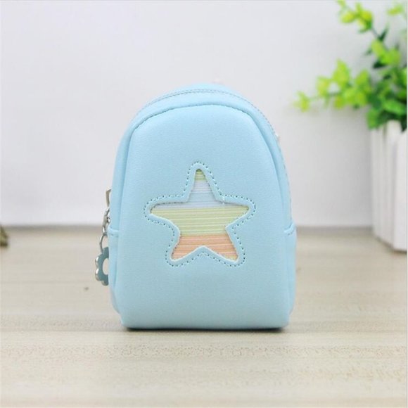 Mini Backpack Coastal Keychain Coin Purse Starfish, Penguin, Fish, Dolphin NWT - Picture 4 of 6